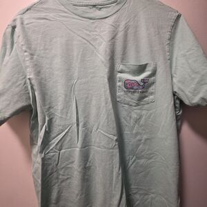 Vineyard Vines Aqua Short Sleeve Tee